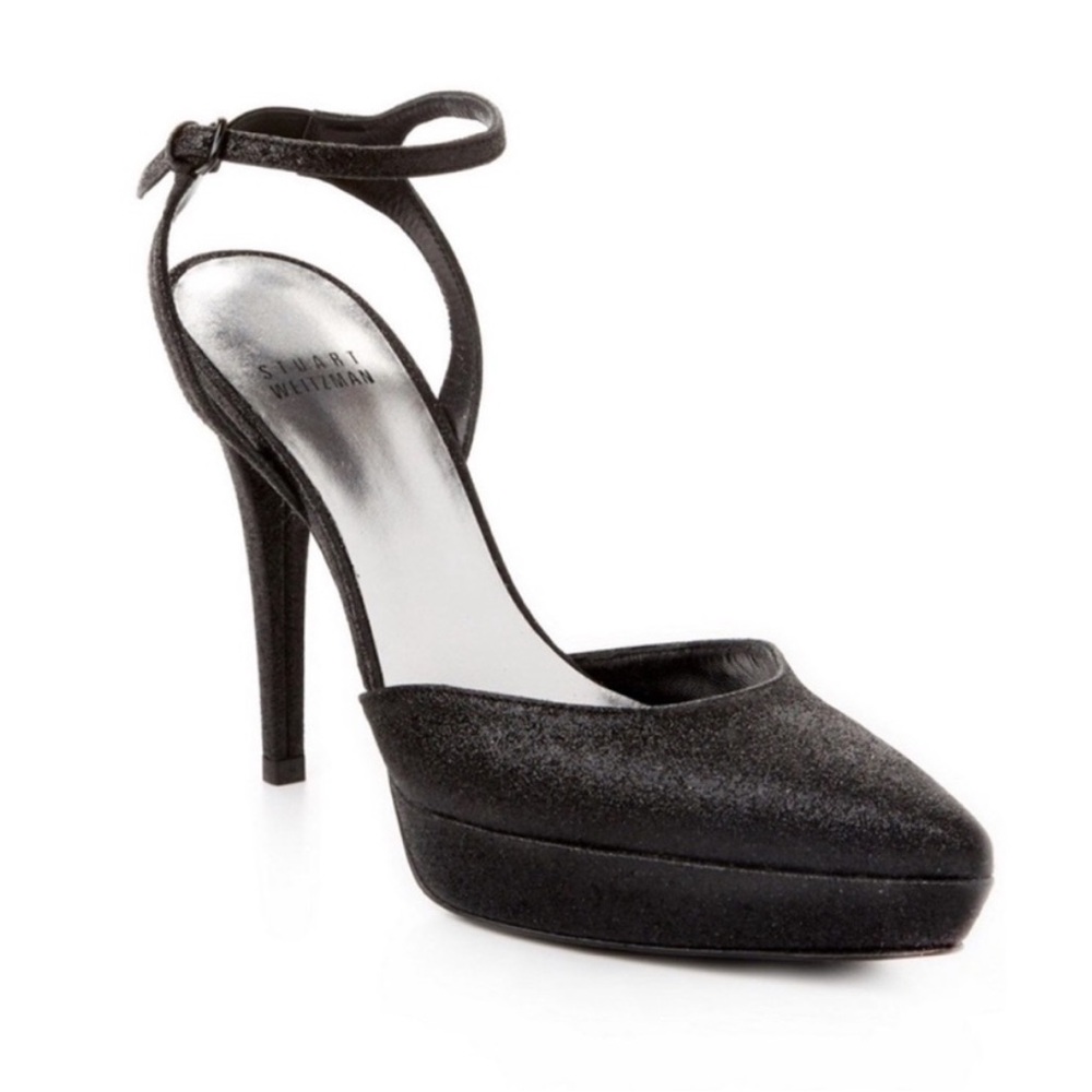 Stuart Weitzman Singleton Glitter Pump In Multi S… - image 1